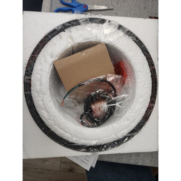 12″ Hammered Bronze Gold Pendant Light – Wood Accent, 52″ Drop - Picture 5 of 11